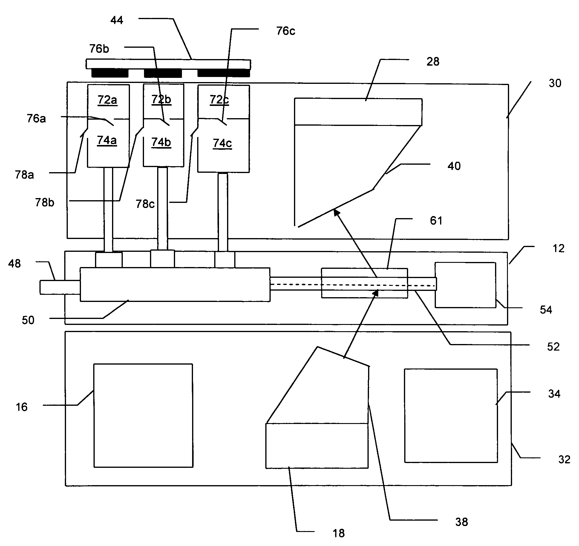 Raman detection based flow cytometer