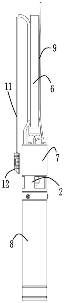 Deep-well pump with filtering device