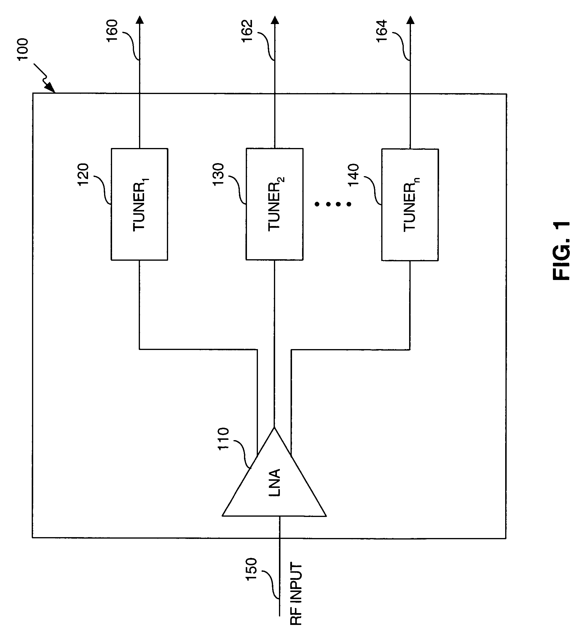 Multi-tuner receivers with cross talk reduction