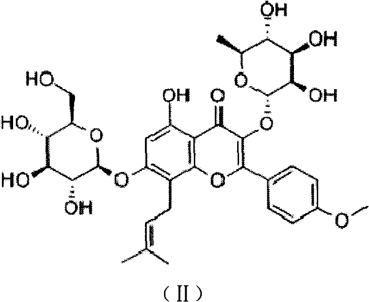 Preparation method of baohuoside I