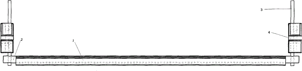 A pull rod type keyboard key elastic adjustment device