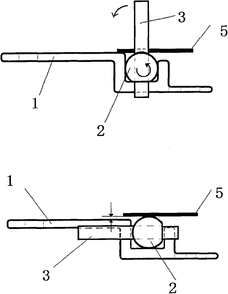 A pull rod type keyboard key elastic adjustment device