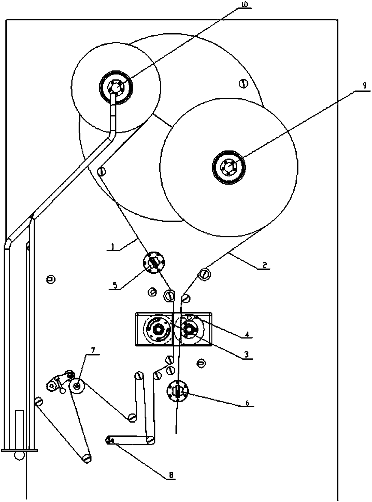 Paper connecting machine control system and method