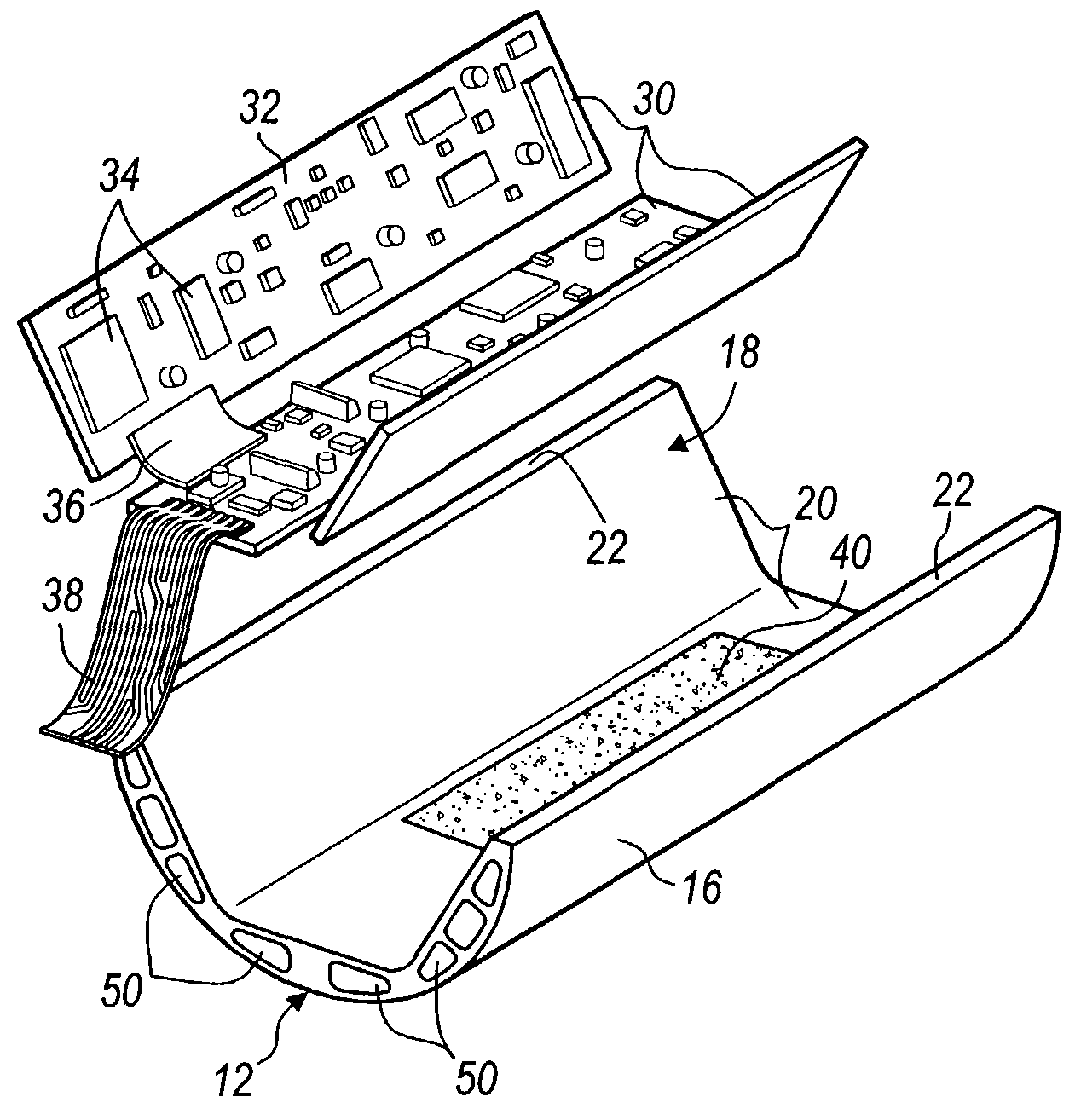 Microelectronic package within cylindrical housing