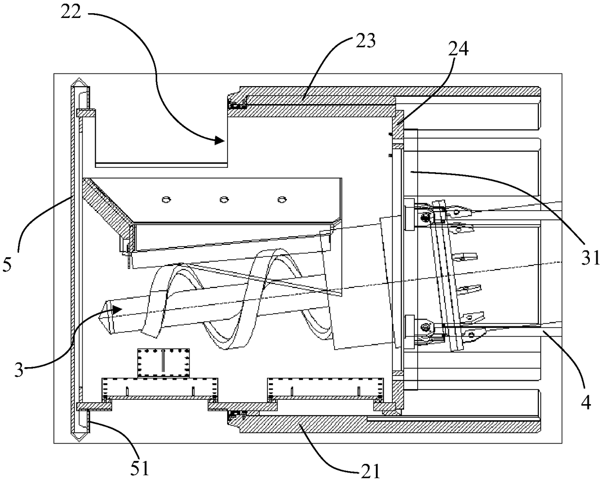 Open and closed chest soil pressure balance dual-mode single-shield TBM heading machine