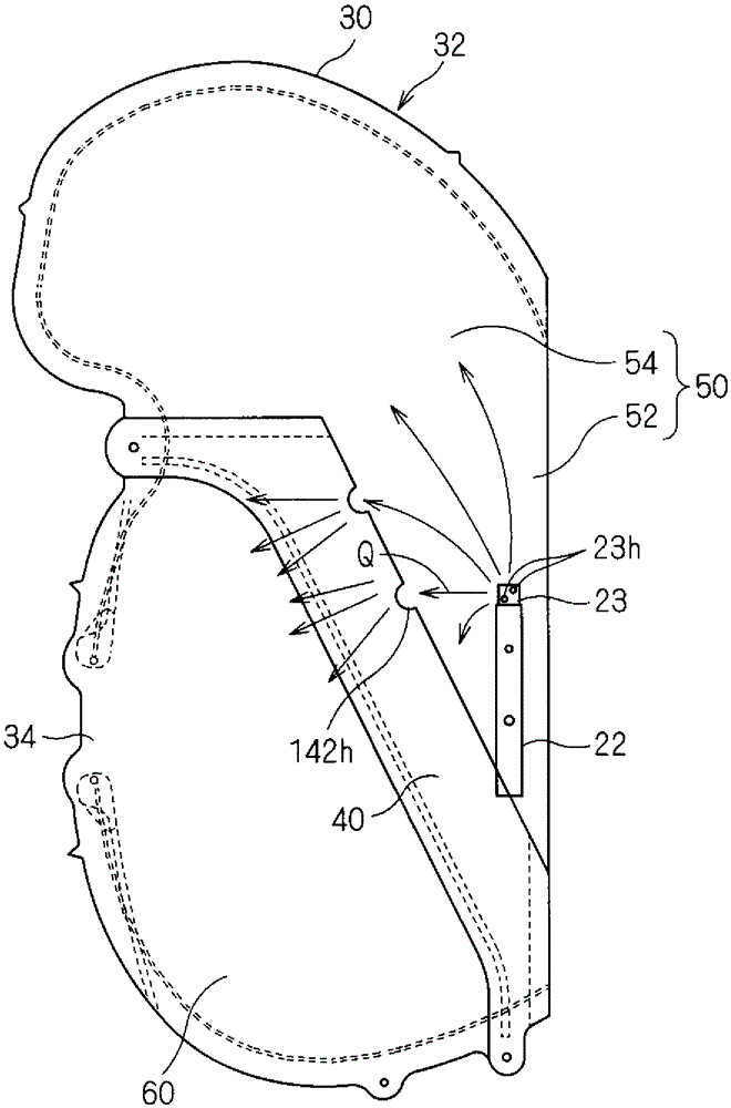 Side airbag device