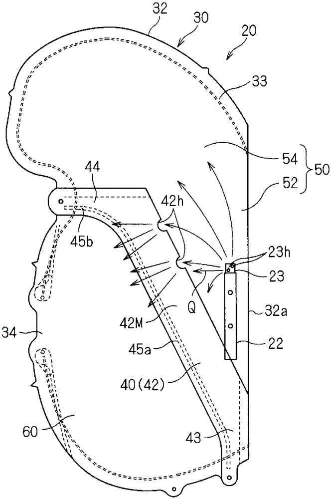 Side airbag device