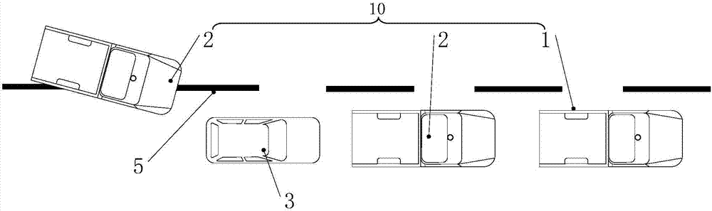 Motorcade formation driving system and method