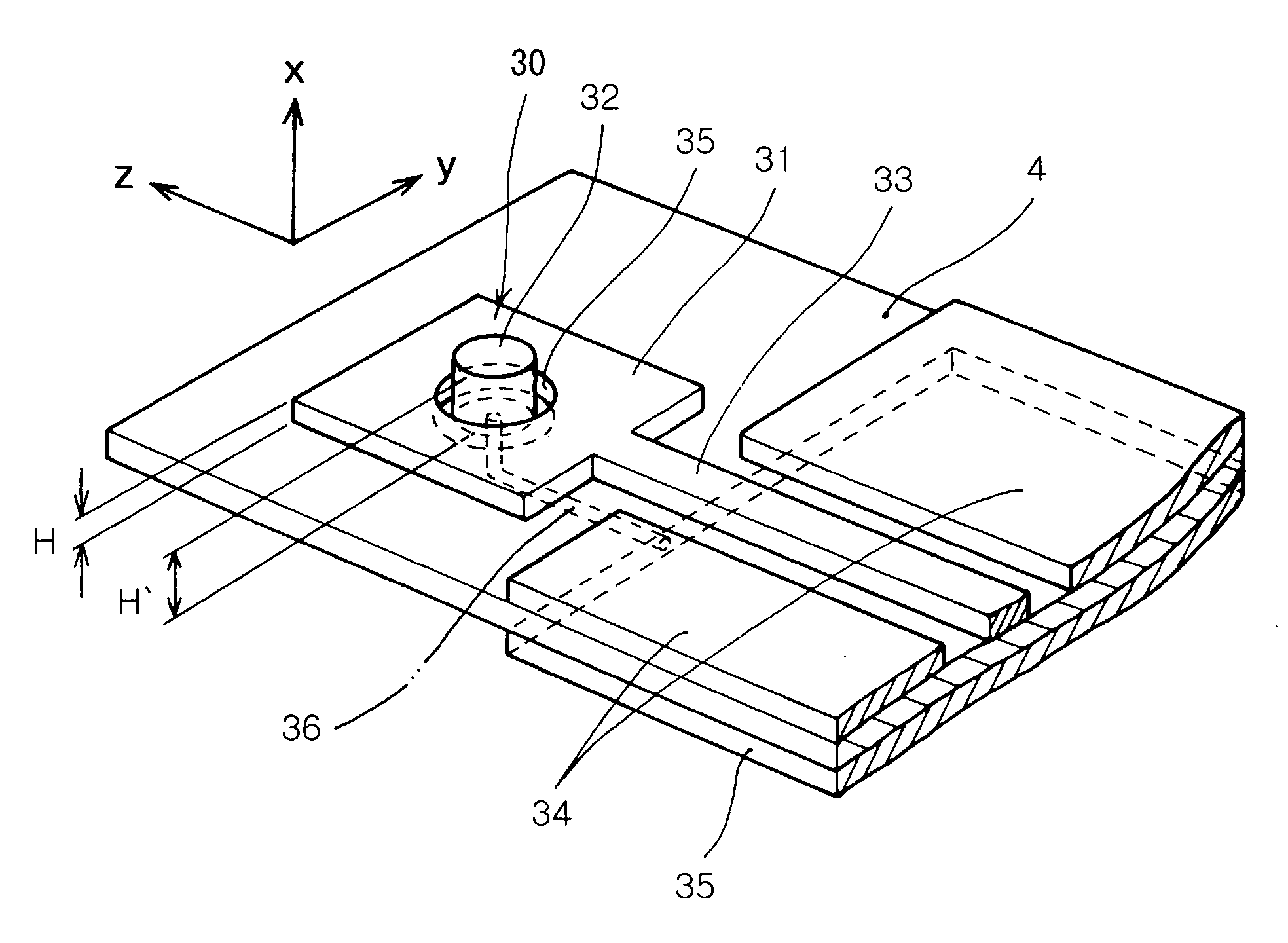 Ultra wideband internal antenna