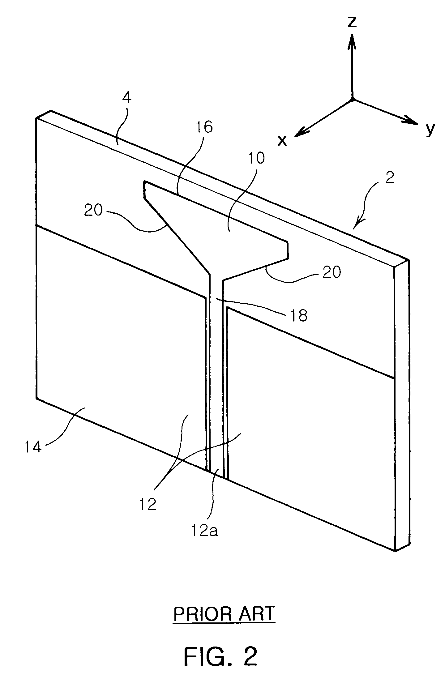 Ultra wideband internal antenna