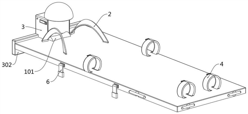 Clinical fixing device for medical intensive care medicines