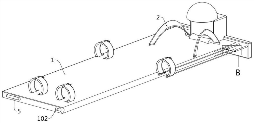 Clinical fixing device for medical intensive care medicines