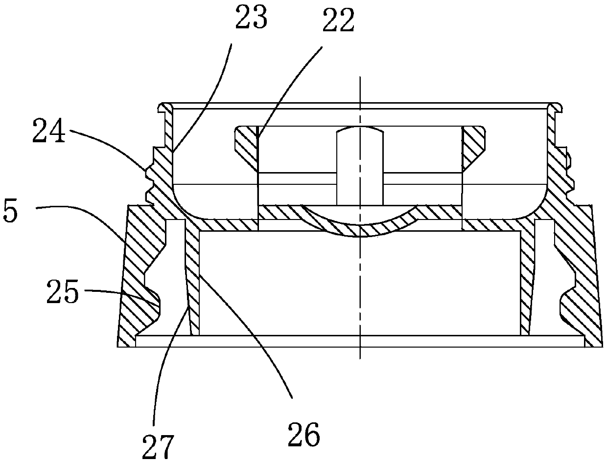 Forcible release multi-parting bottle cap injection mold