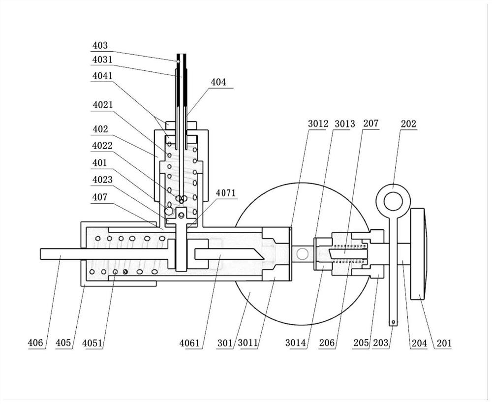 Mechanical inhaul cable type manual fire extinguishing device for industrial and mining vehicle