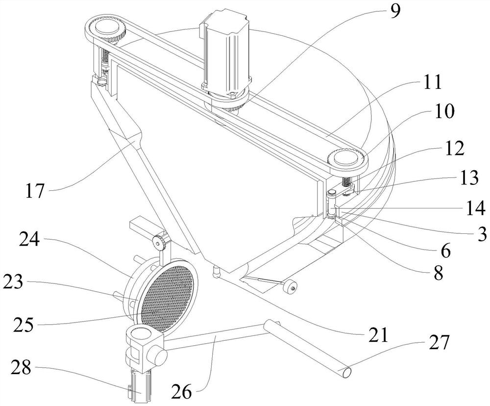 Preparation device for ceramic bond of ceramic diamond grinding wheel