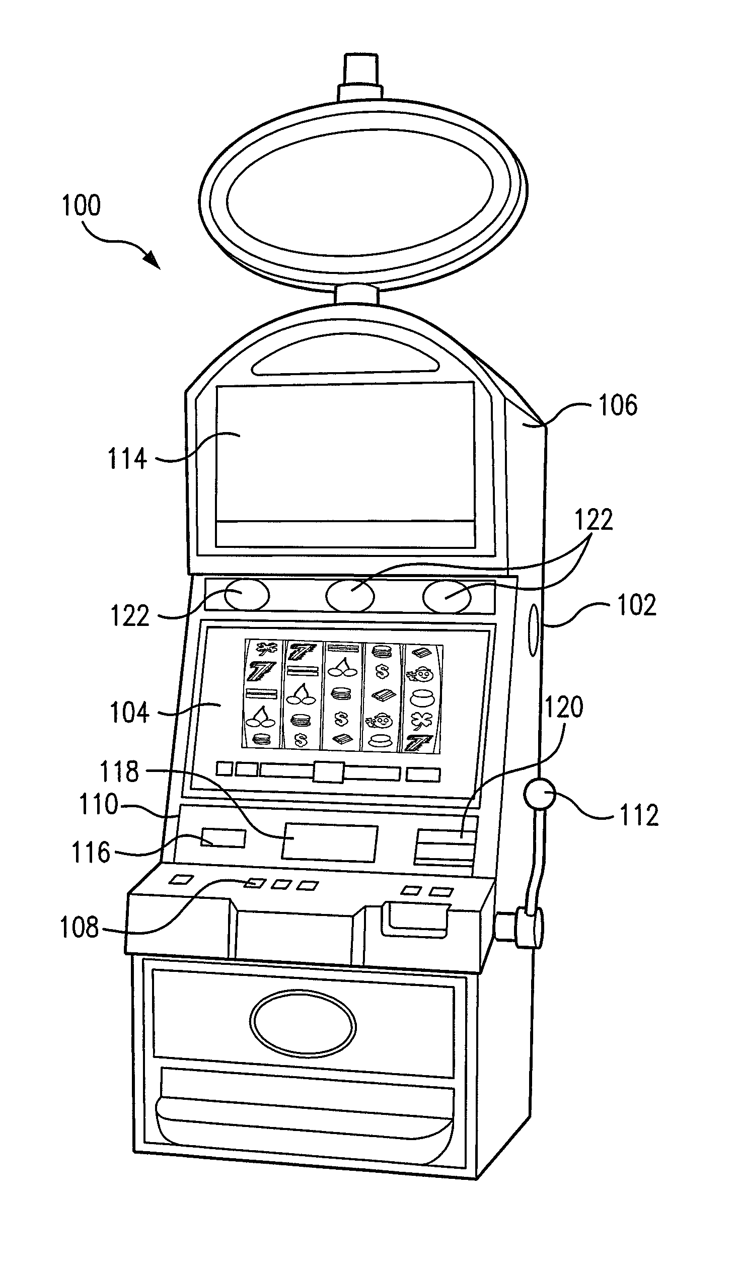 Gaming Device, Method and Virtual Button Panel for Selectively Enabling a Three-Dimensional Feature at a Gaming Device