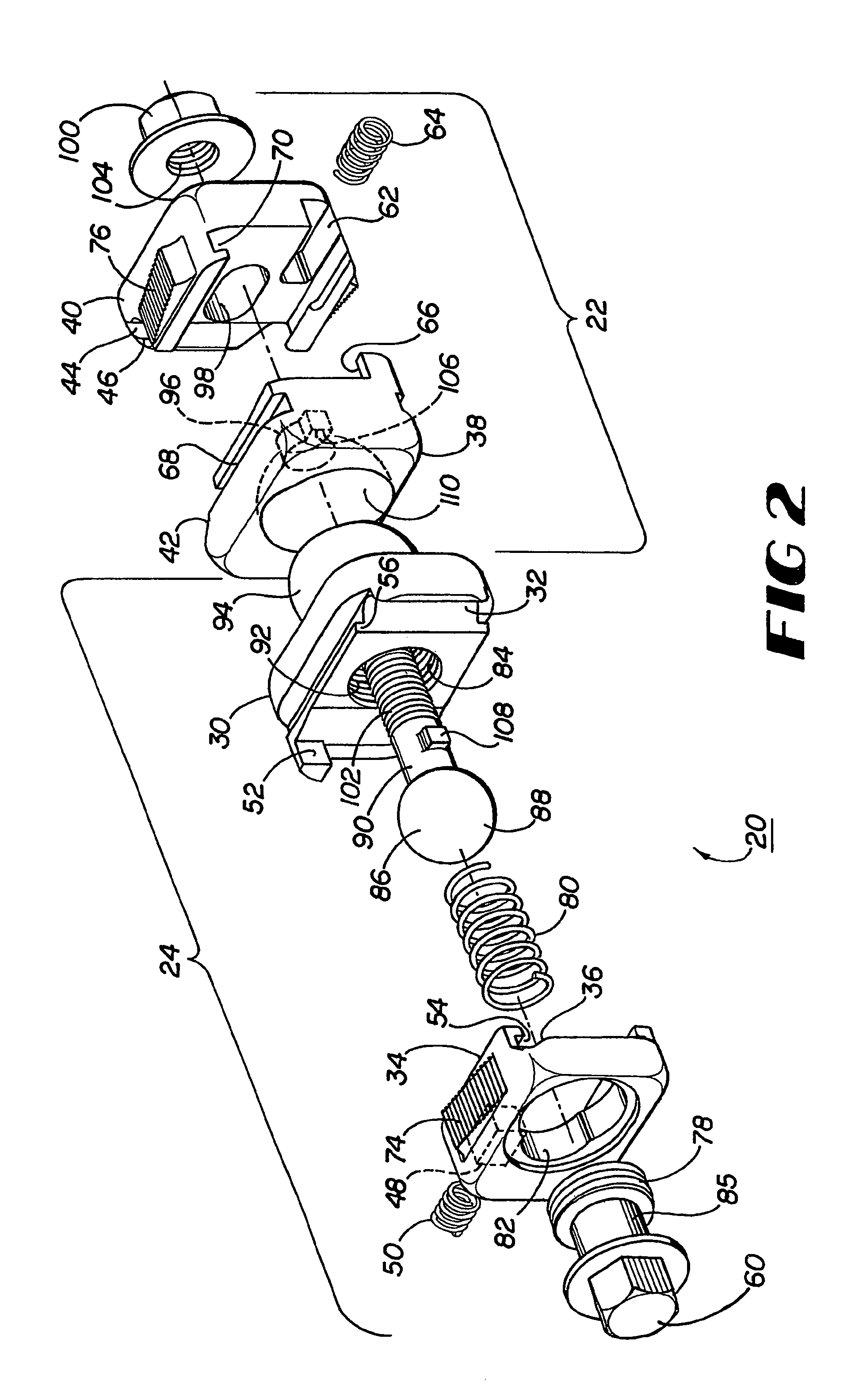 Device and methods for placing external fixation elements