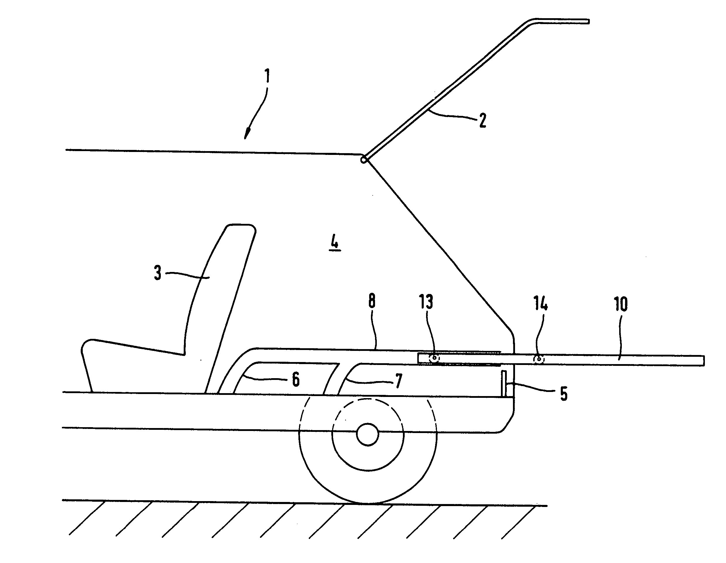 Loading floor for a vehicle and loading apparatus