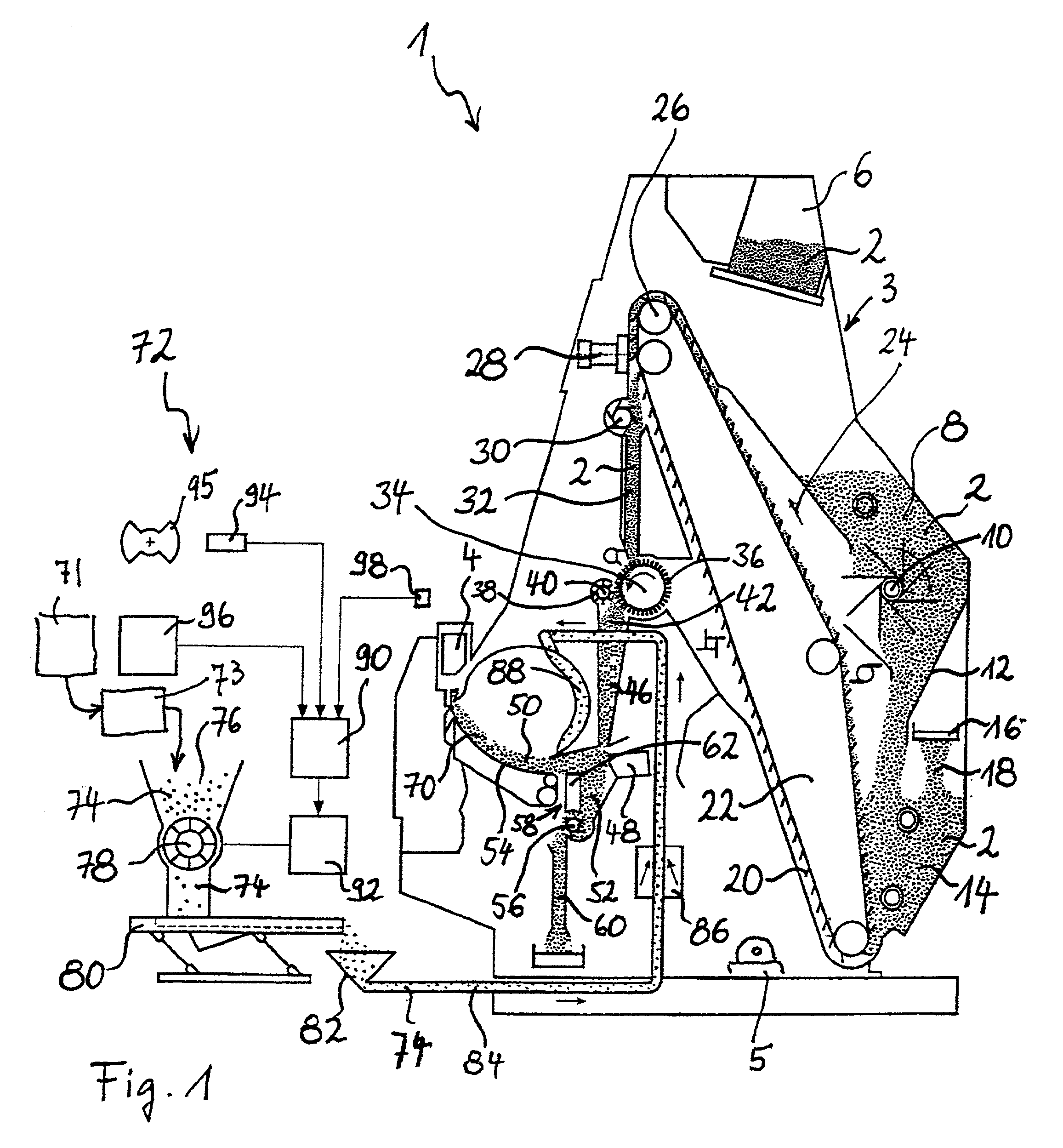 Method of and apparatus for recovering and recycling tobacco dust