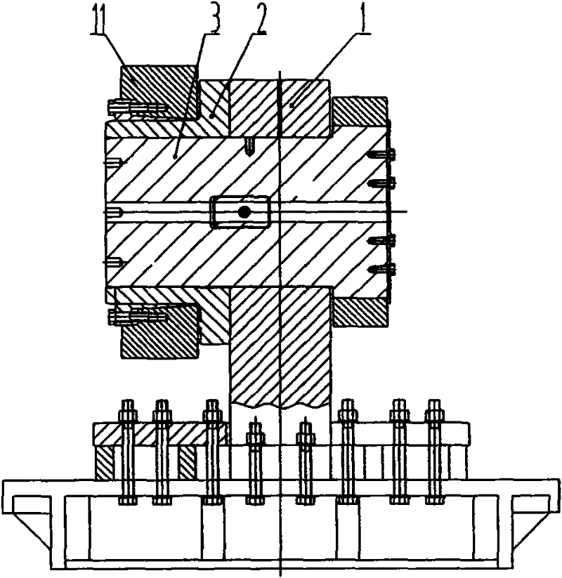 Wind power locking disc test stand