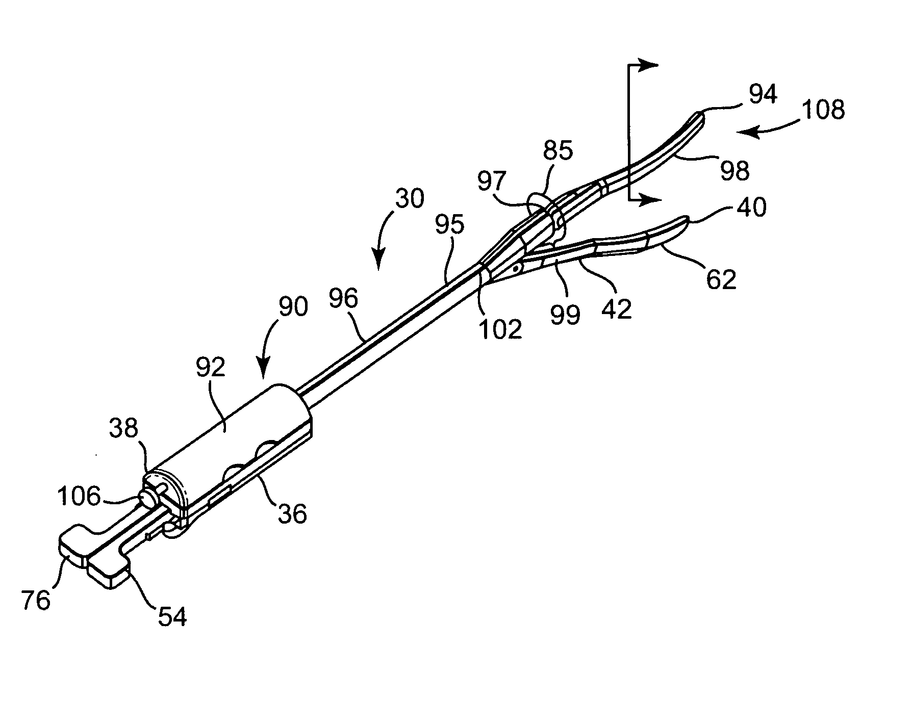 Compound bipolar ablation device and method