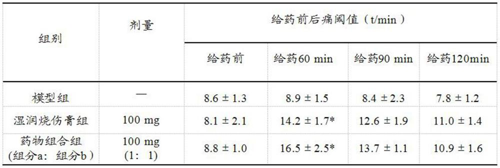 Pharmaceutical composition for treating burns and scalds, its preparation method and application