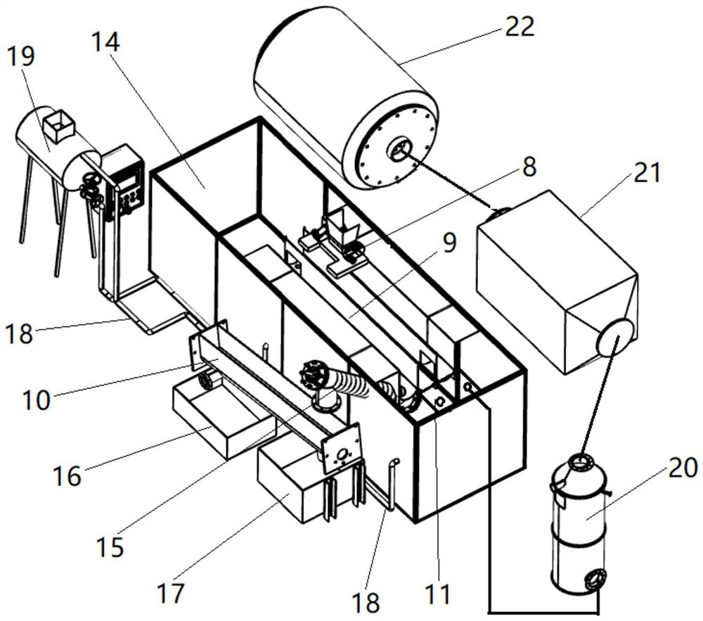 Livestock and poultry comprehensive breeding and harmless treatment system