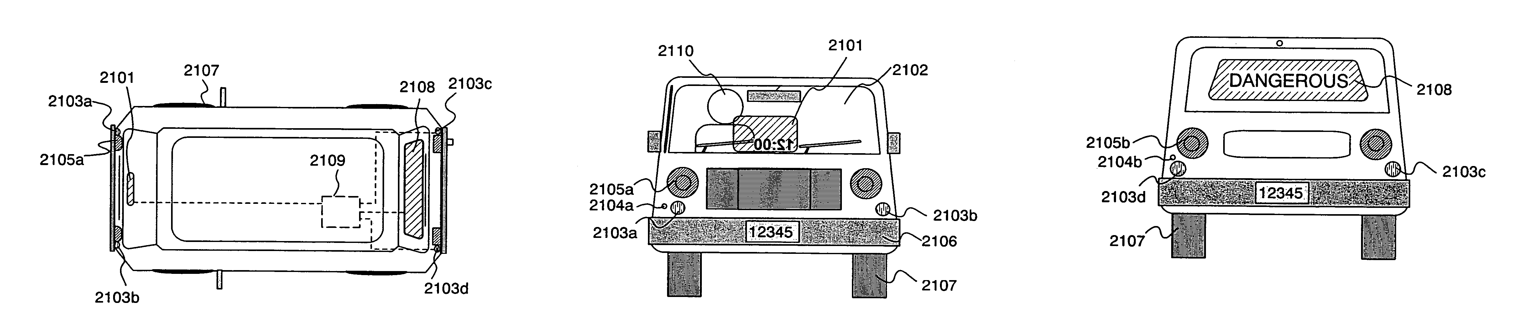 Light-emitting device, driving support system, and helmet