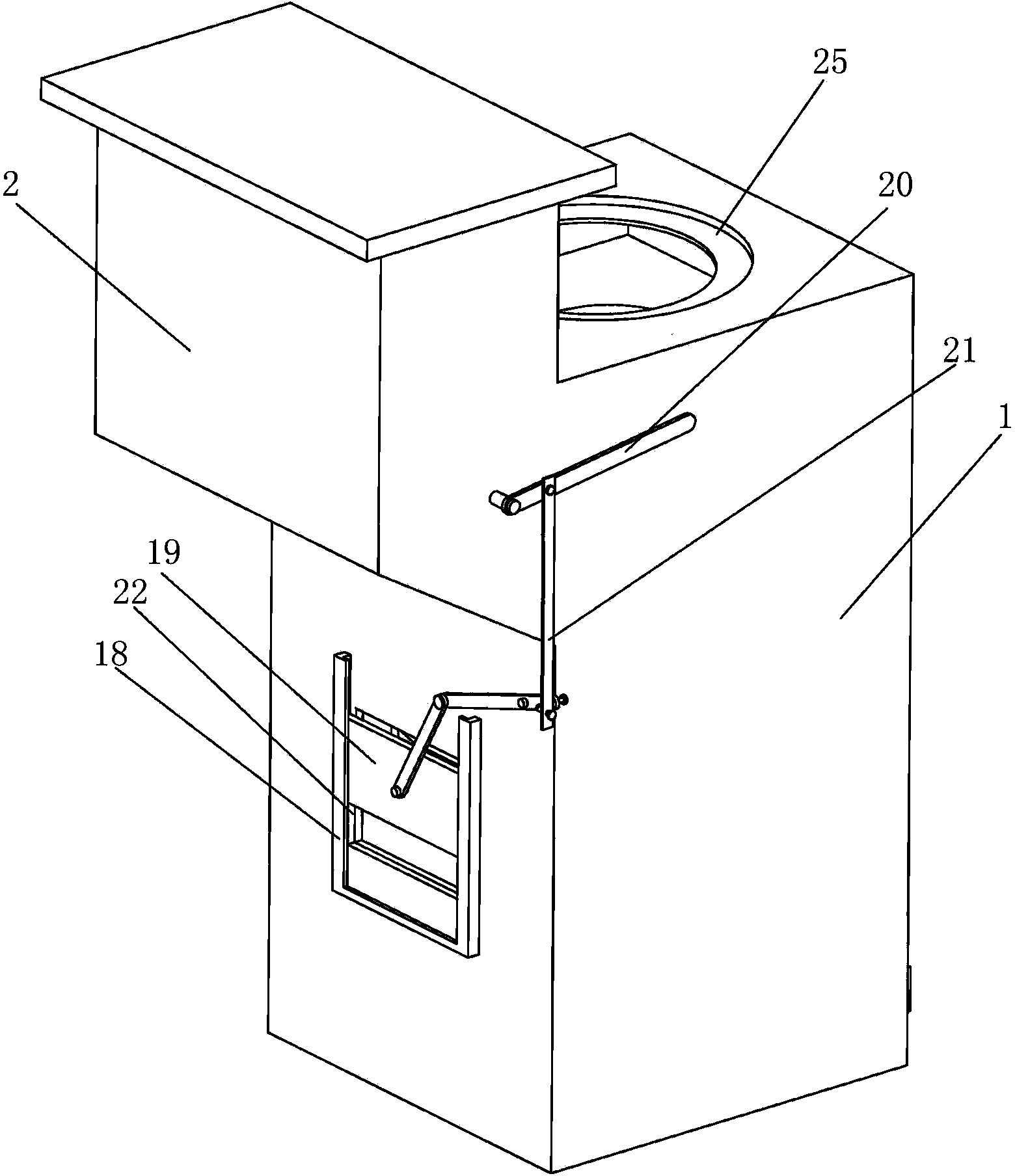Multi-combustion type civil heating furnace integrating direct firing, return firing and gasified combustion