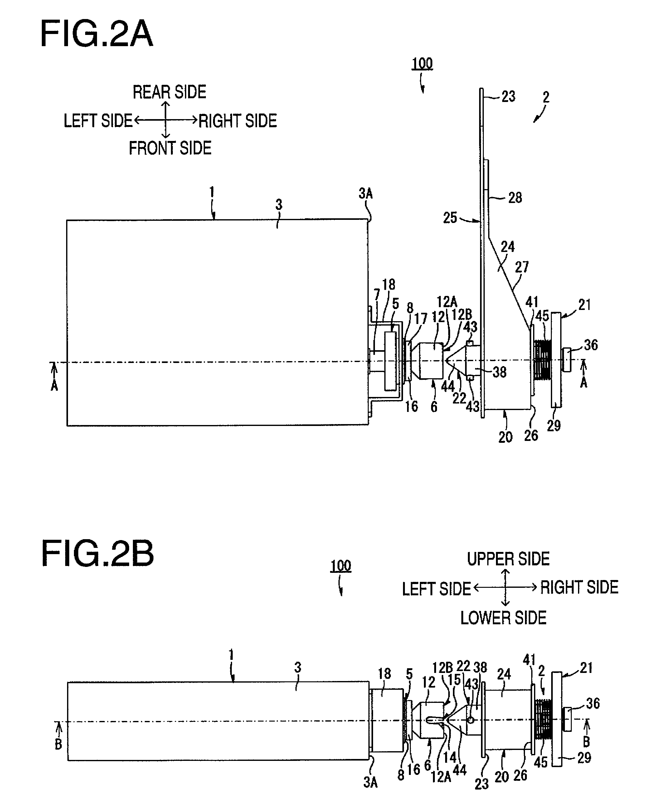 Image forming device and cartridge that transmit a driving force