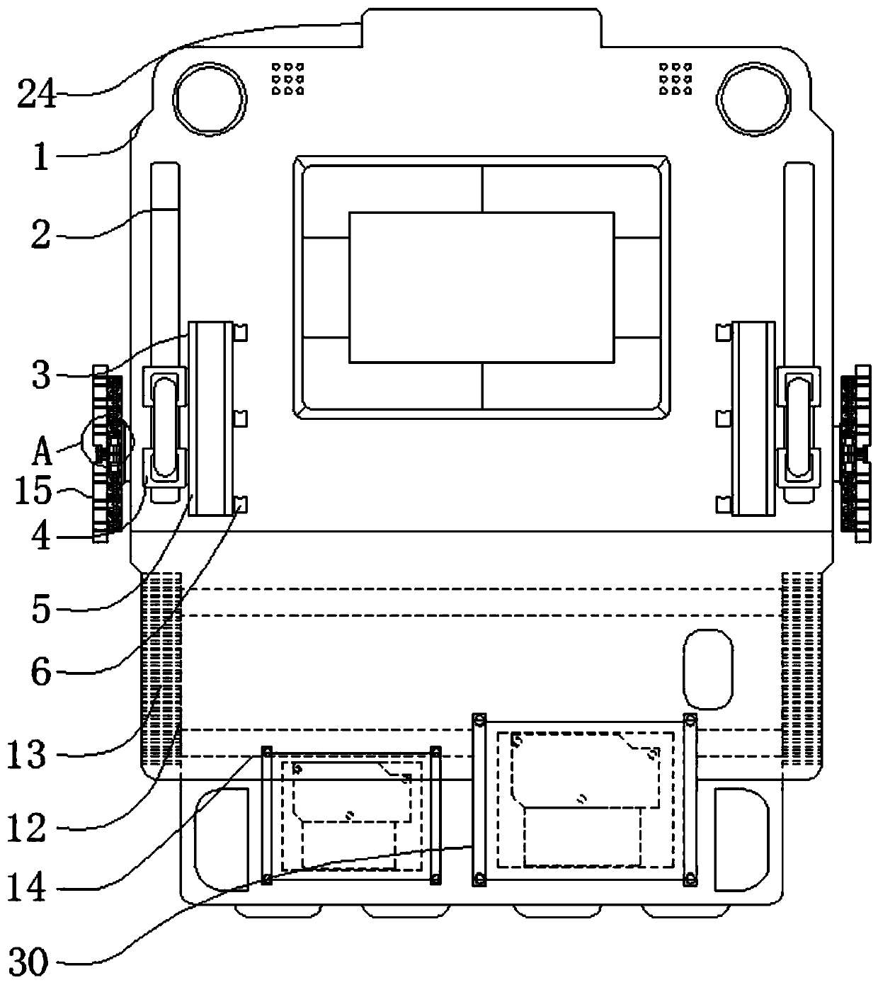 Anti-stealing single-phase intelligent electric energy meter