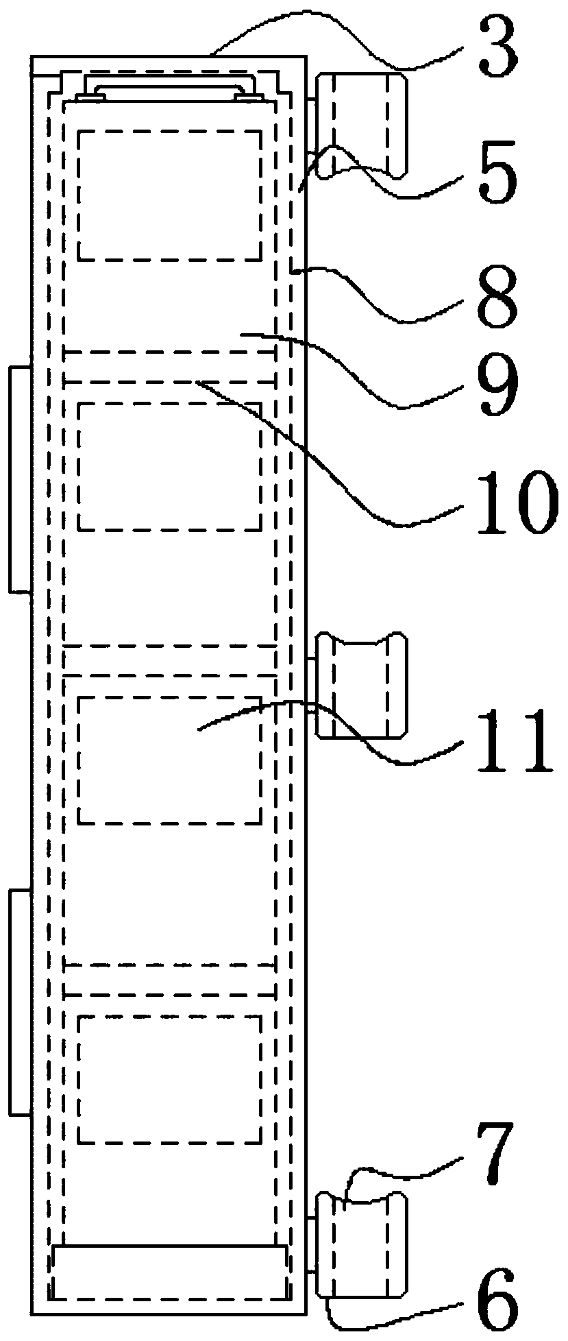 Anti-stealing single-phase intelligent electric energy meter