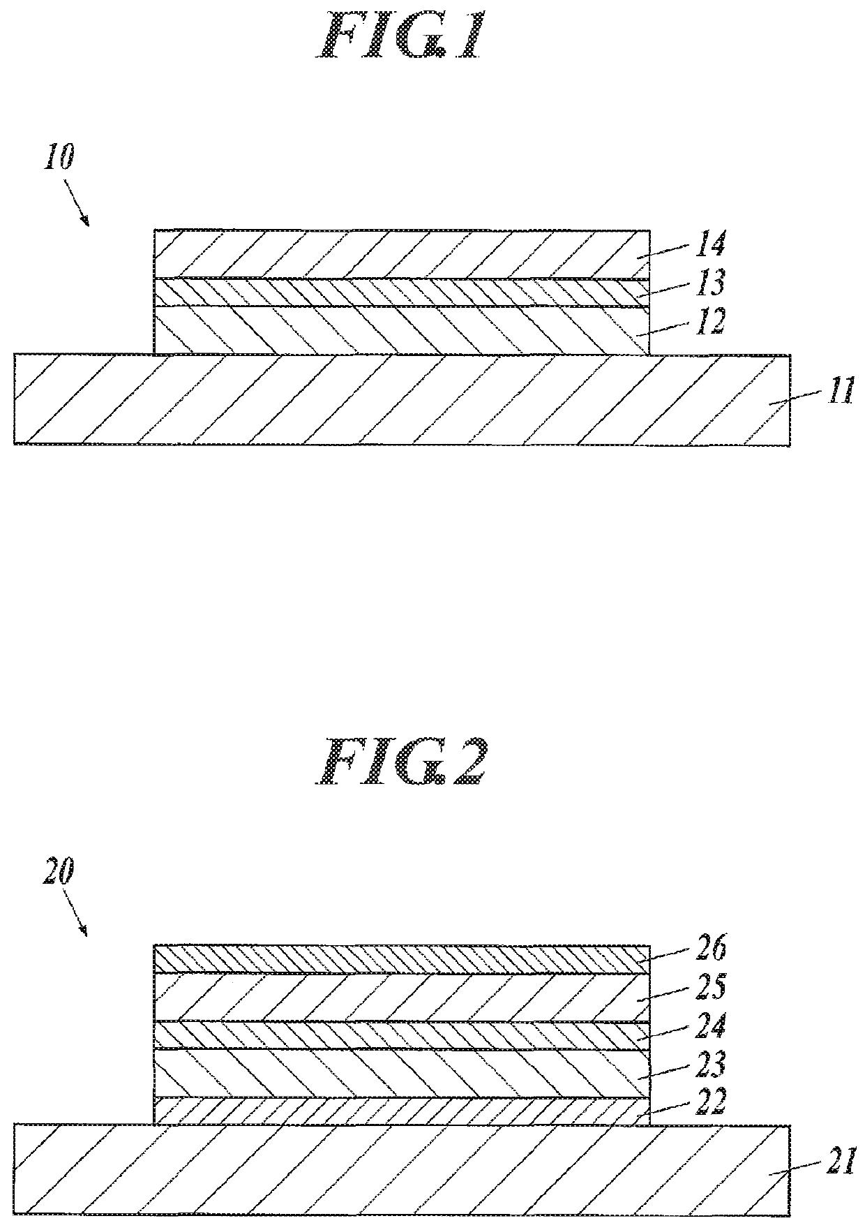 Organic thin-film laminate and organic electroluminescence element