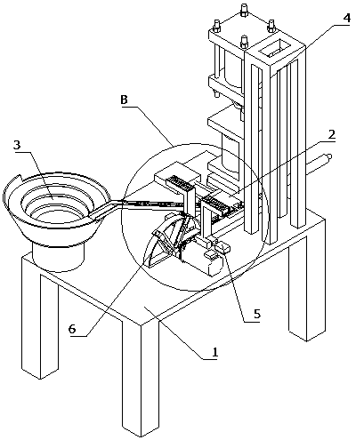 Automatic expansion breaking, loading and unloading device for crank connecting rod