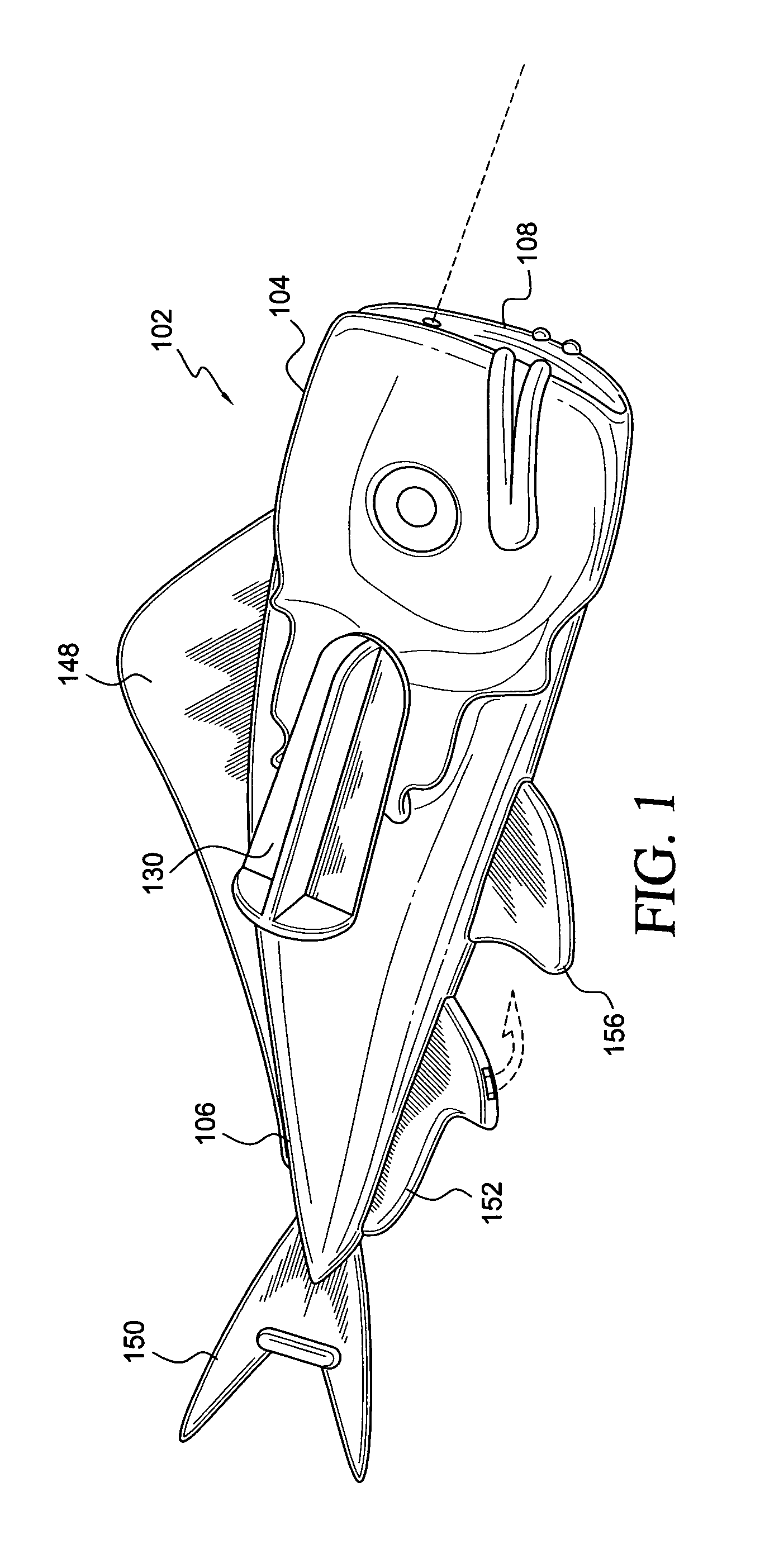 Fishing lure with replaceable tail