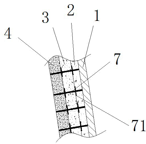 Lime calciner paint liner and forming method thereof