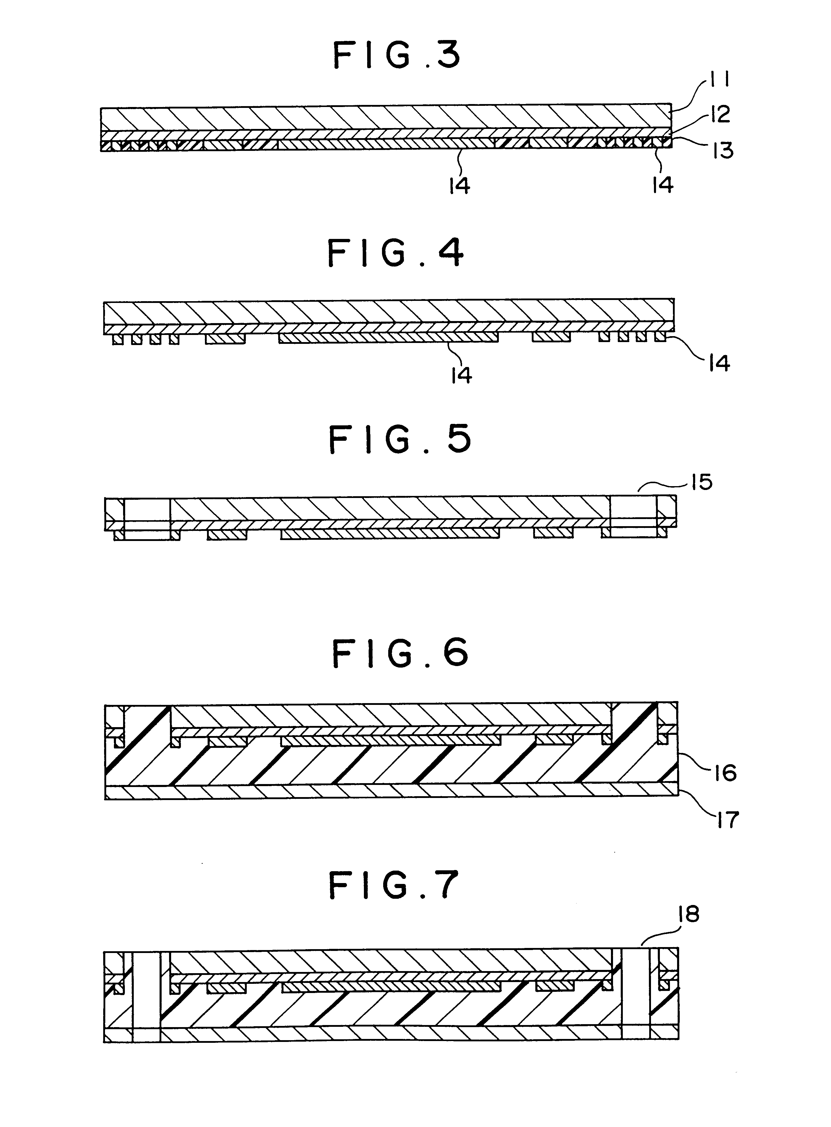 Process for the fabrication of wiring board for electrical tests