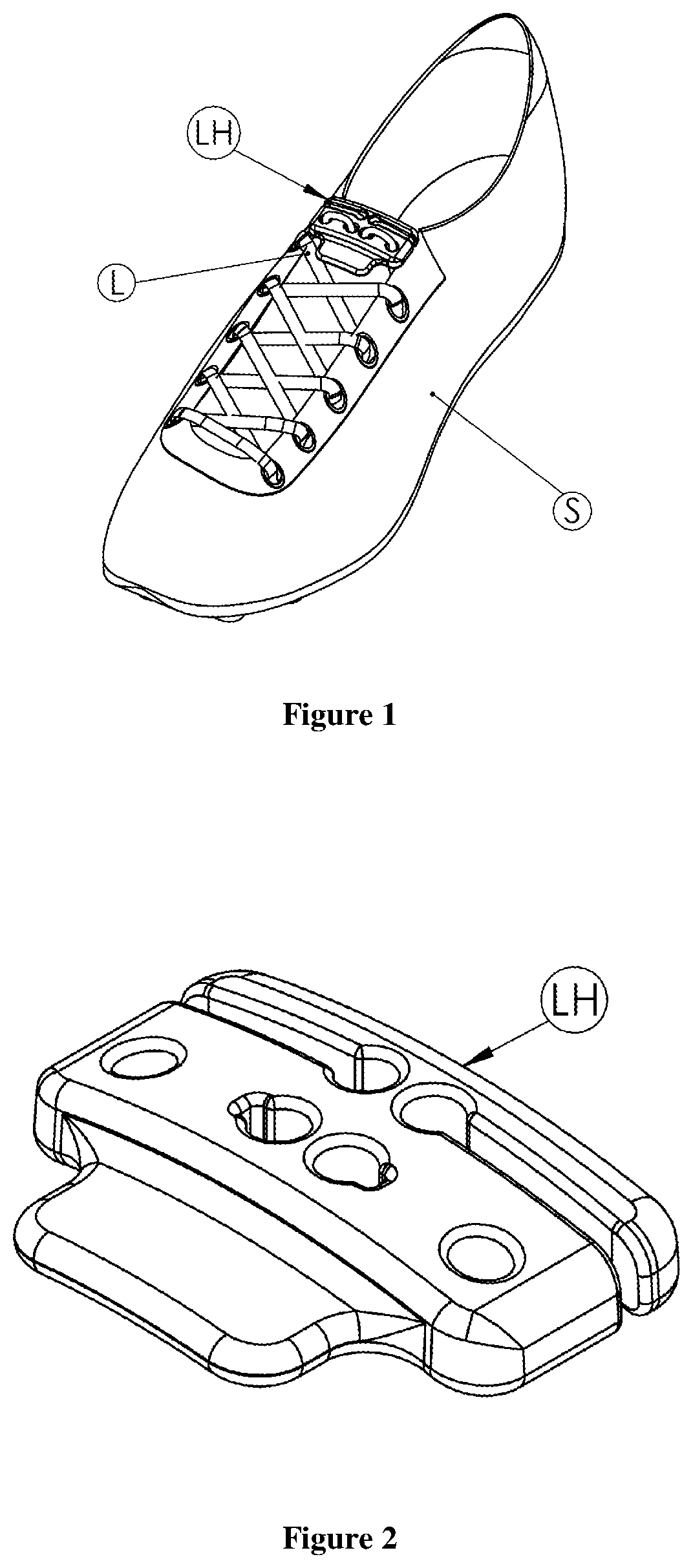 Shoe lace holder