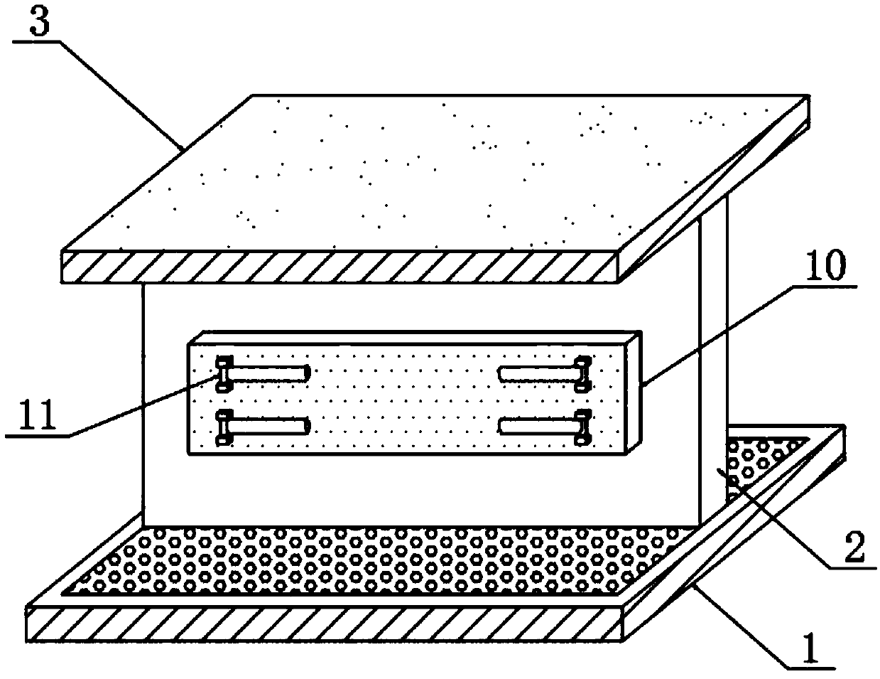 Landscape planter for novel municipal garden