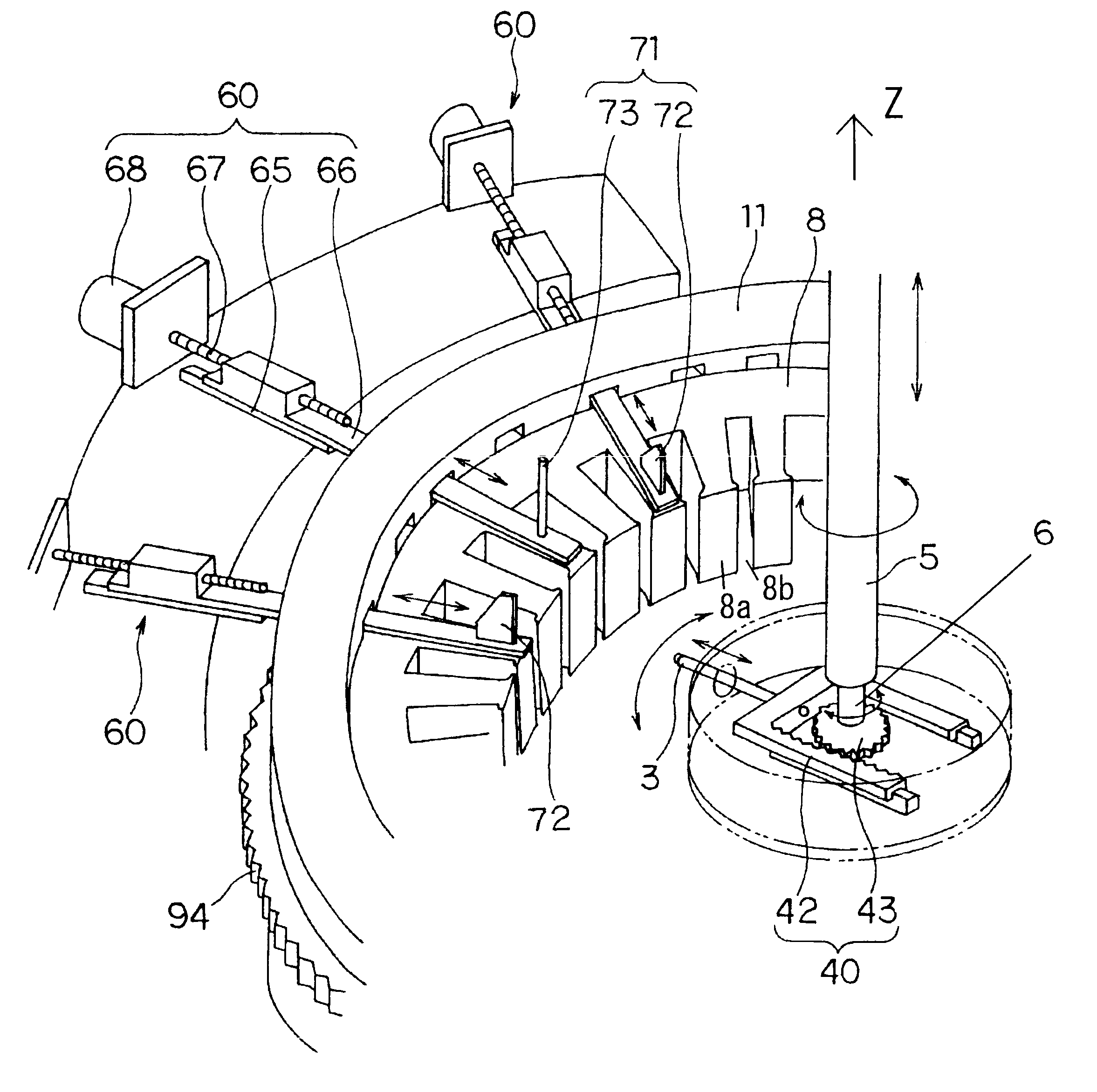 Winding method and winding device