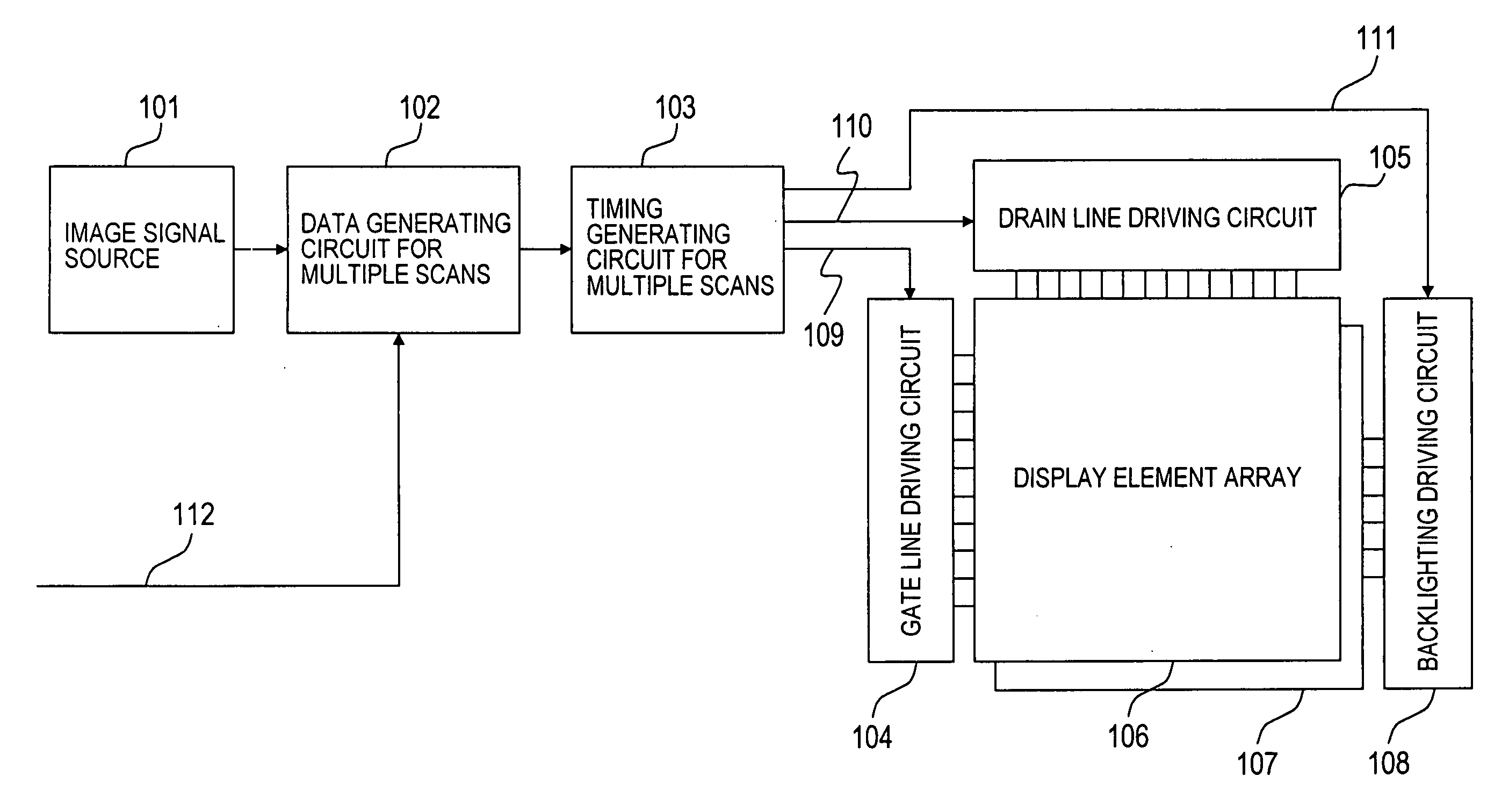 Matrix-type display device