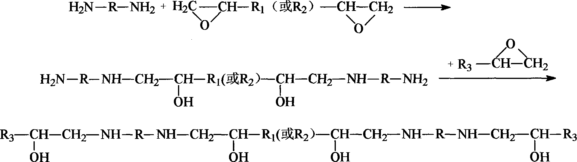 Self-emulsifying type aqueous latex of epoxy hardener, and preparation method