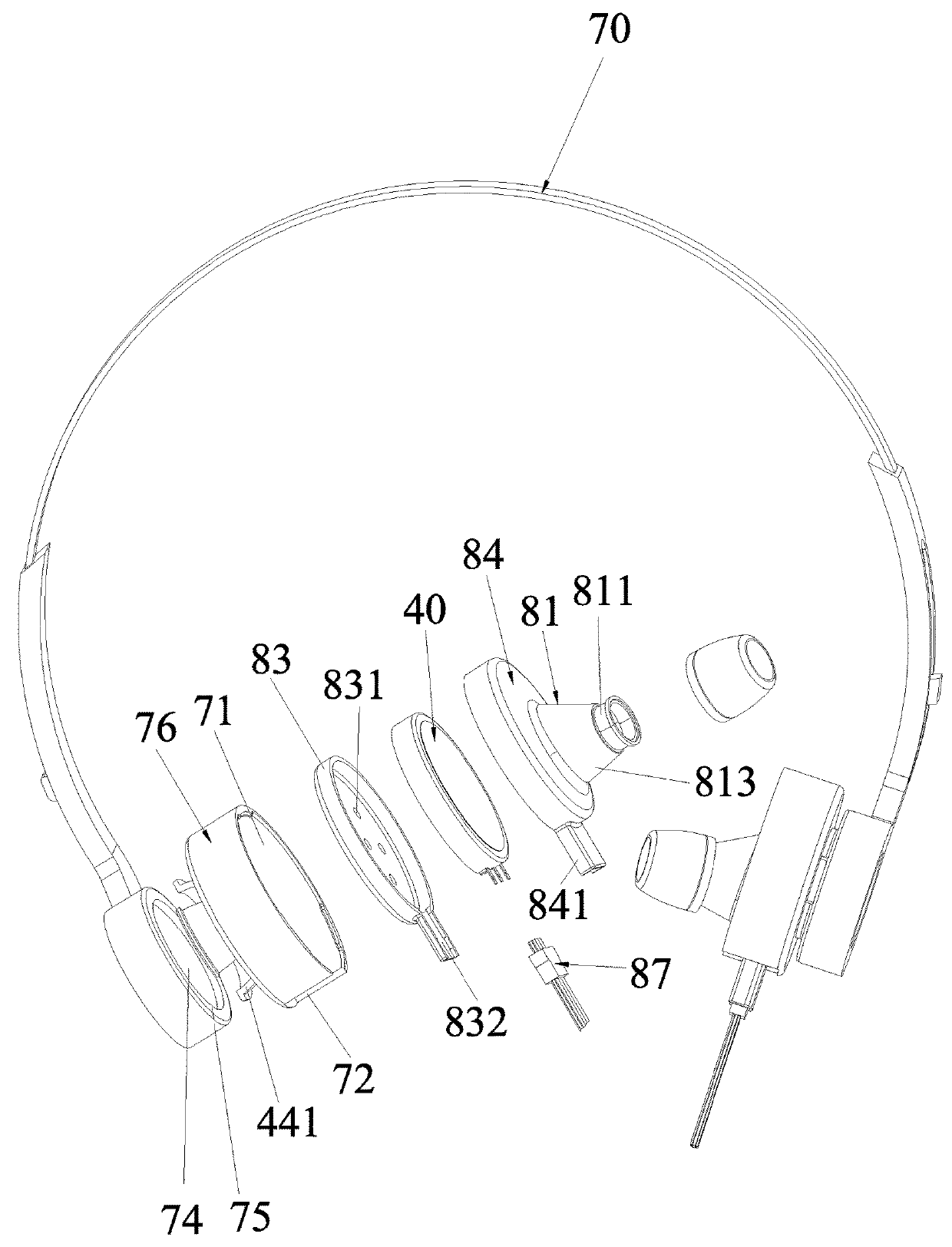 Electrostatic loudspeaker and electrostatic headphone