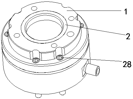 Wrist force sensor of robot, and calibrating and detection method