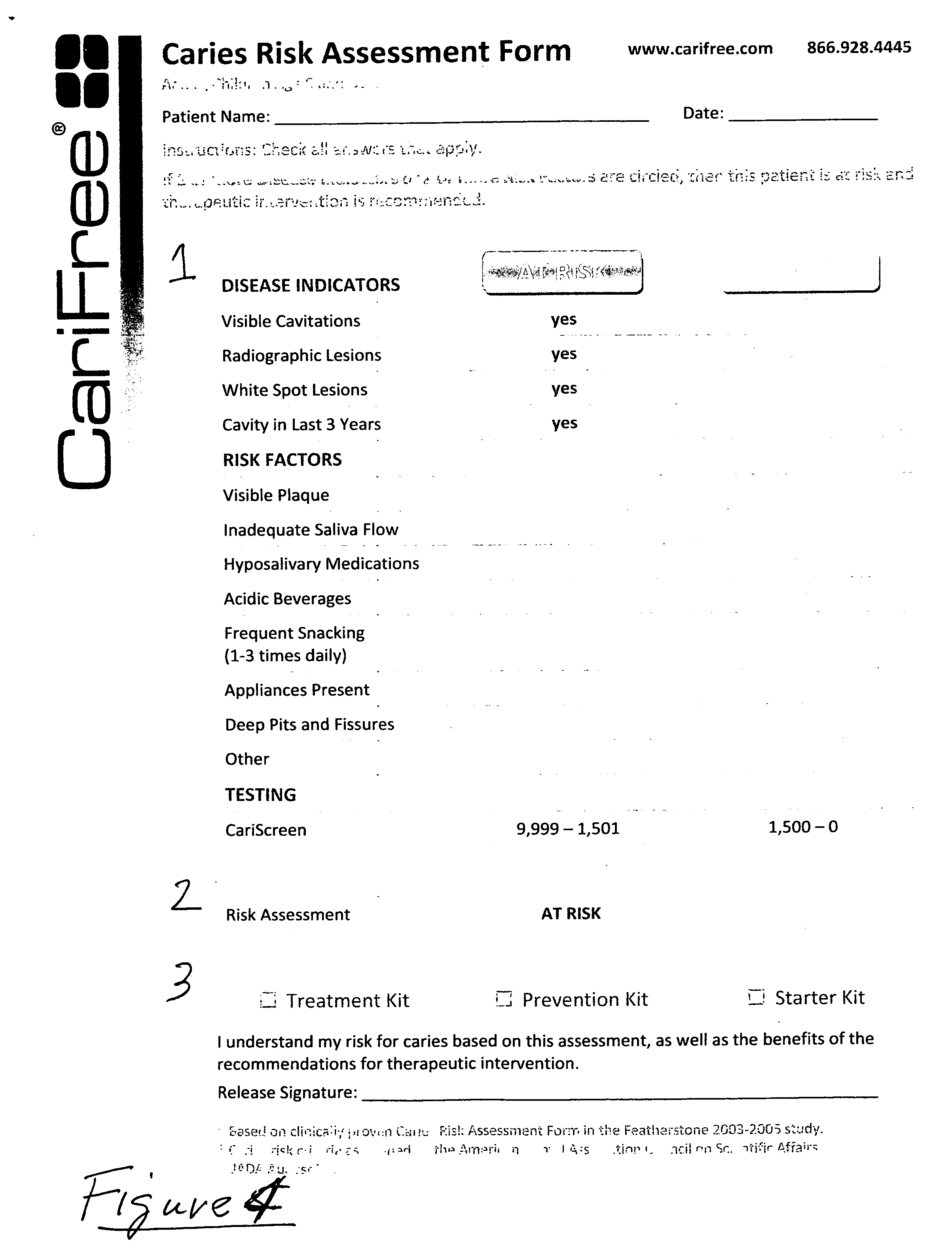 Dental appliance, oral care product and method of preventing dental disease