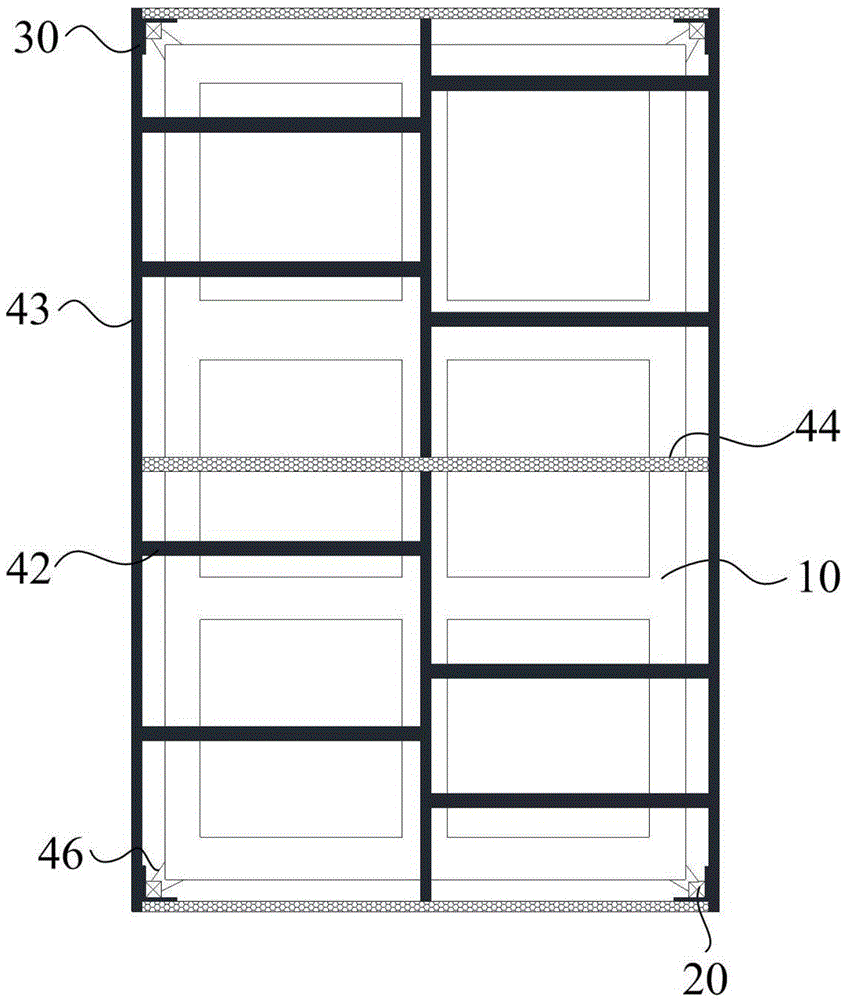 Uniaxial move multi-track parallel independent type 3D printing device and printing method