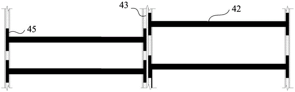 Uniaxial move multi-track parallel independent type 3D printing device and printing method