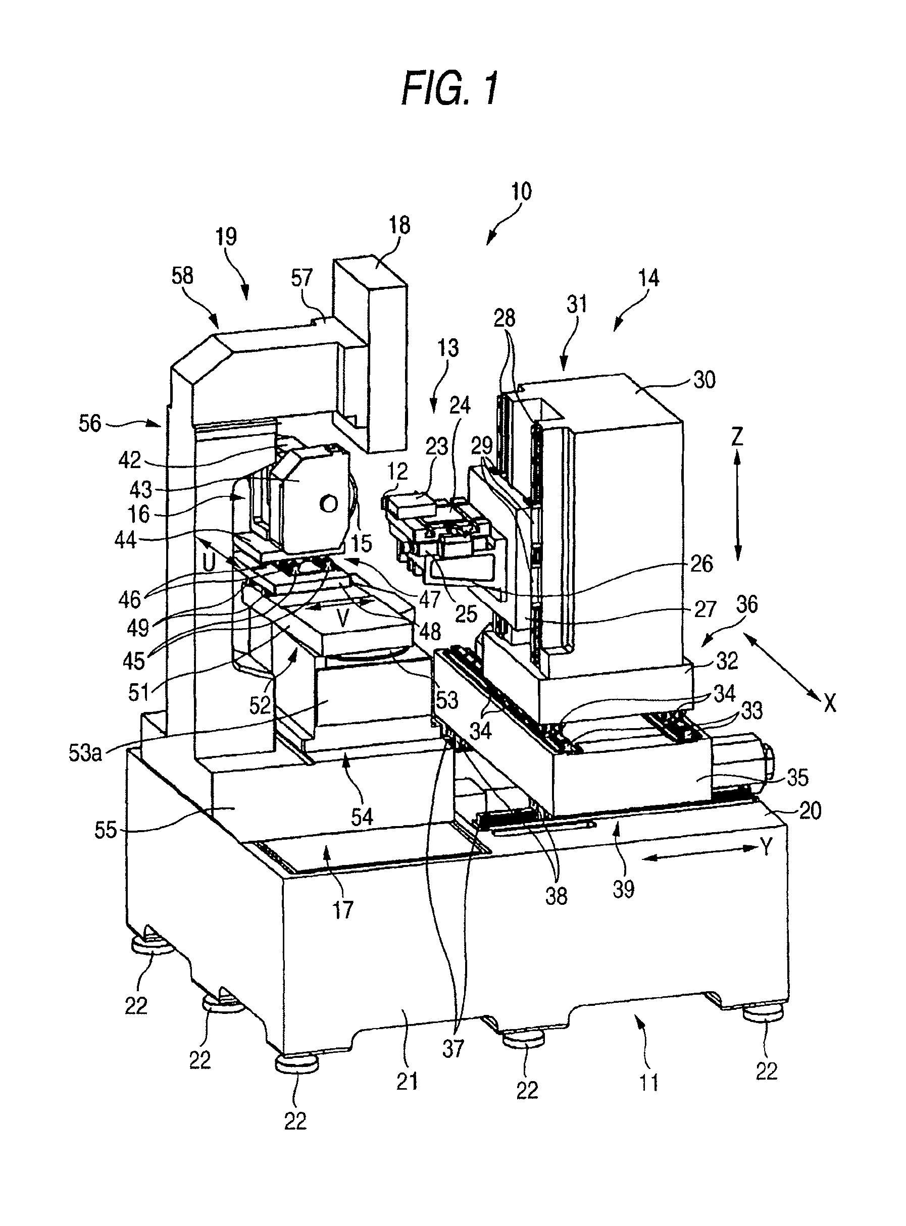 Profile grinding machine