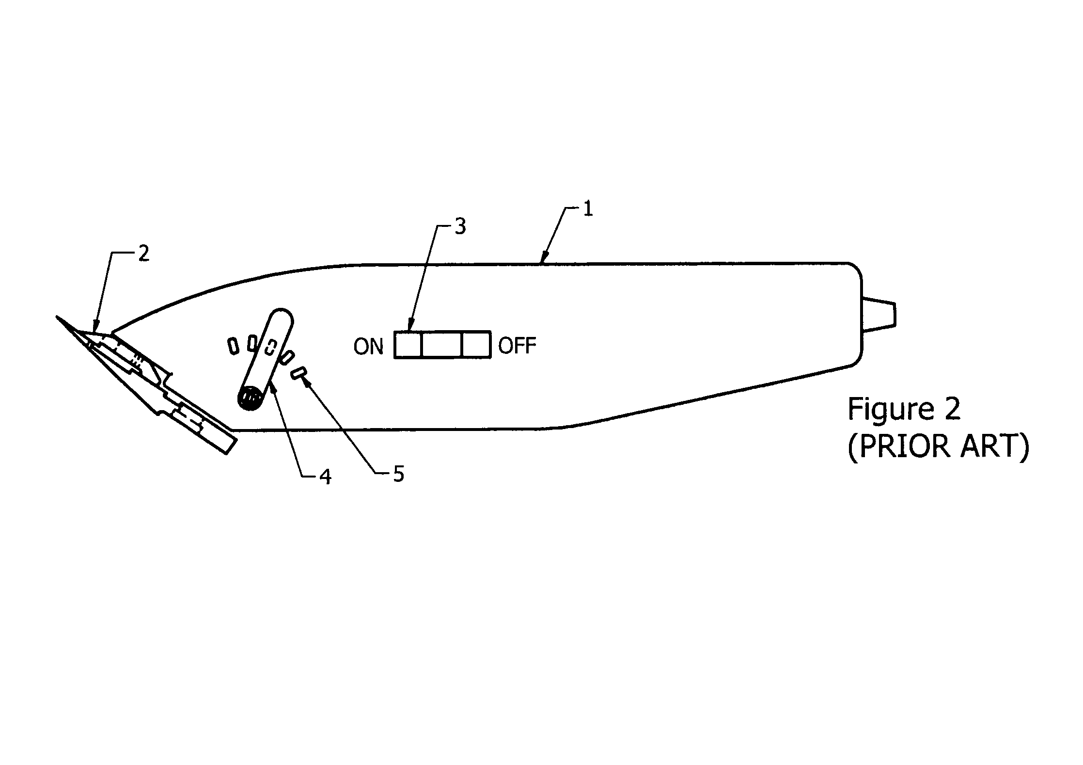 Hair clippers with electrically adjustable blades