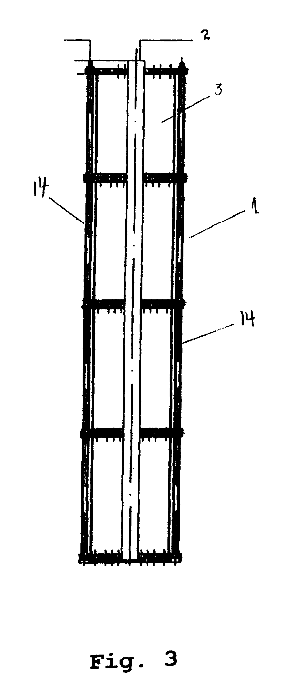 Photocatalytic reactor and process for treating wastewater